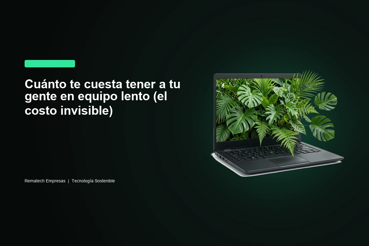 Cuánto te cuesta tener a tu gente en equipo lento (el costo invisible)