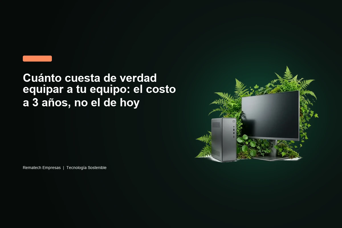 Cuánto cuesta de verdad equipar a tu equipo: el costo a 3 años, no el de hoy