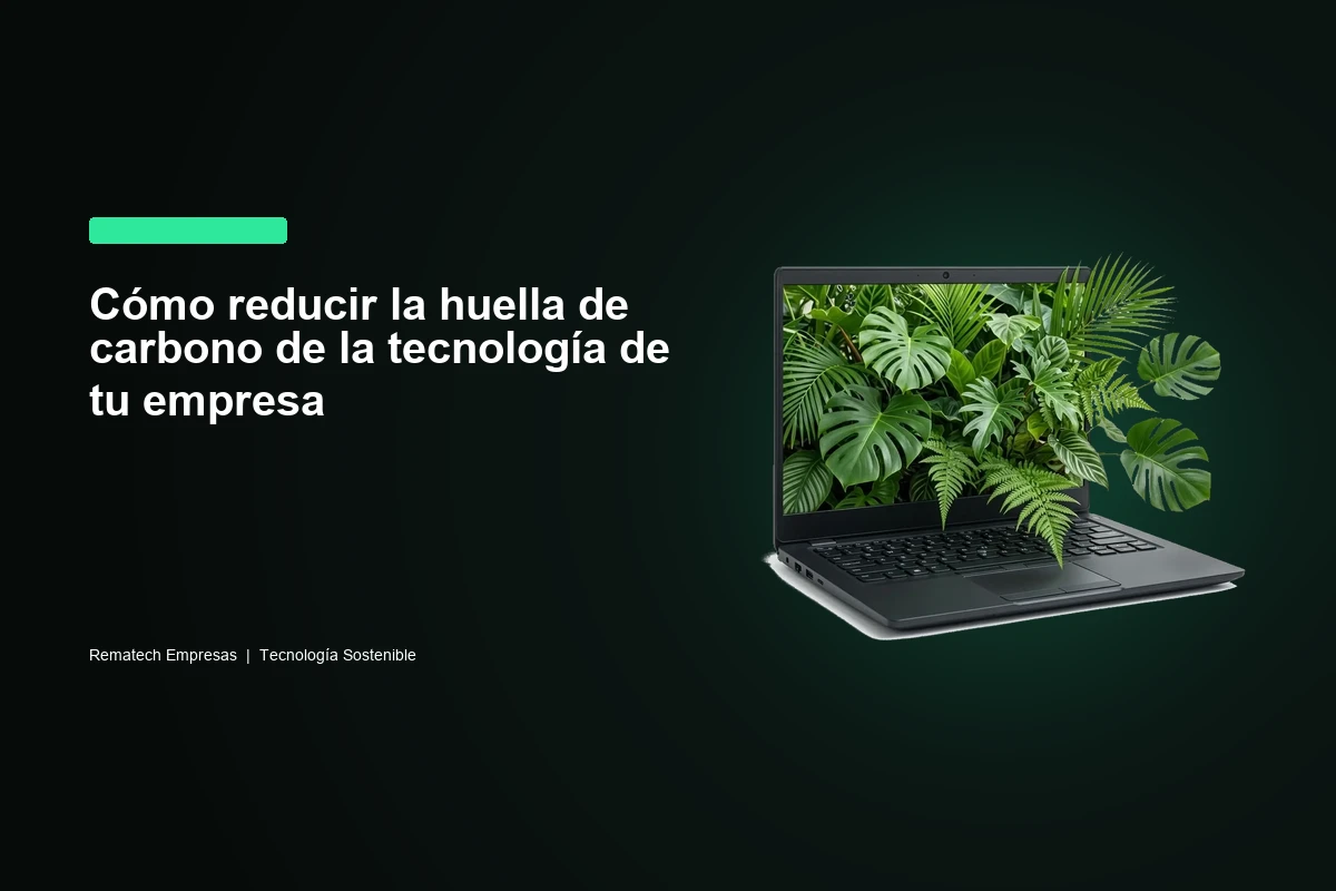 Cómo reducir la huella de carbono de la tecnología de tu empresa