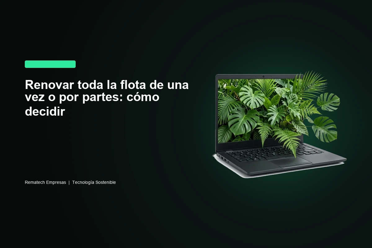 Renovar toda la flota de una vez o por partes: cómo decidir